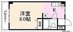サンヴェルデ太田 ワンルームの間取図画像