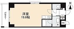 PASAR古新町 ワンルームの間取図画像