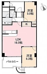 UTOPIAHILLS 2LDKの間取図画像