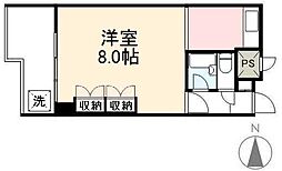藤塚コーポラス 1Kの間取図画像