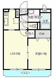 Field1 1LDKの間取図画像