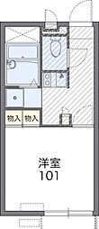 パイナス松福 1Kの間取図画像