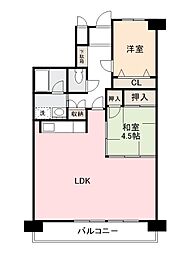 マイハウス屋島 2LDKの間取図画像