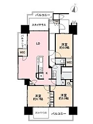 ロイヤルガーデン高松駅西オーシャンビュー弐番館 3LDKの間取図画像