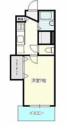 BIGBAN 1Kの間取図画像