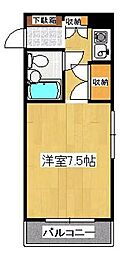 アルファ藤塚町 1Kの間取図画像