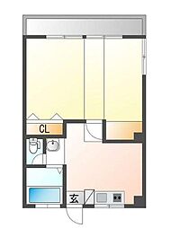 Jtアパートメント 1LDKの間取図画像