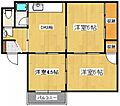 カネダイマンション4階4.5万円