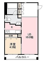IKKAビル 1LDKの間取図画像