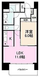 Aty 1LDKの間取図画像