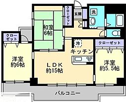 ストーンレイク子の浜B 3LDKの間取図画像