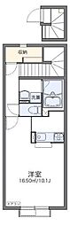 レオネクストプティフォレ 1Kの間取図画像