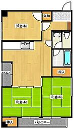 末広第1ビル 3DKの間取図画像