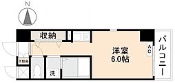 ReXIS塩上 ワンルームの間取図画像