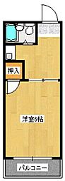 コート扇町1 1Kの間取図画像