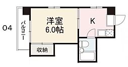 コート紙町9 1Kの間取図画像