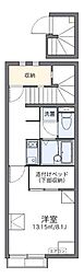 レオネクストクラインガルテン 1Kの間取図画像