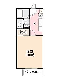 anC 1Kの間取図画像