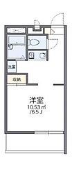 レオパレスラポール松福 1Kの間取図画像