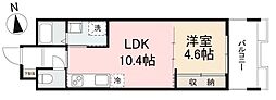 ルポーゼ・セルソ 1LDKの間取図画像