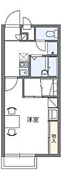レオパレスBIGSTONE 1Kの間取図画像