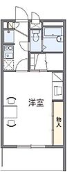 レオパレスASTC 1Kの間取図画像