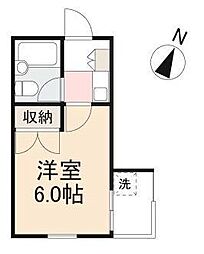 メゾン.ド.パリス 1Kの間取図画像