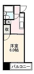 コバヤシハイツ 1Kの間取図画像