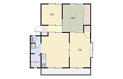 サンメルパ大塚Ｅ棟 1階3DKの間取り