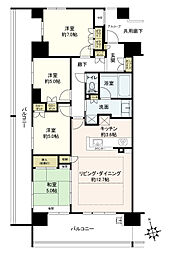 クレヴィア江坂 4LDKの間取図画像