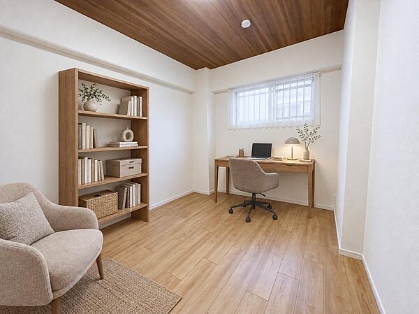 3LDKで家族それぞれの個室を持てます。(AI家具)