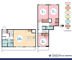 スカイマンション久里浜 3LDKの間取図画像