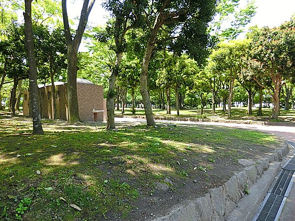 かつては芝生広場や多目的グラウンドがありましたが、現在は横須賀市立うわまち病院の移転建て替え工事が進められています。