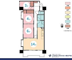 サニークレスト湘南八景 3LDKの間取図画像
