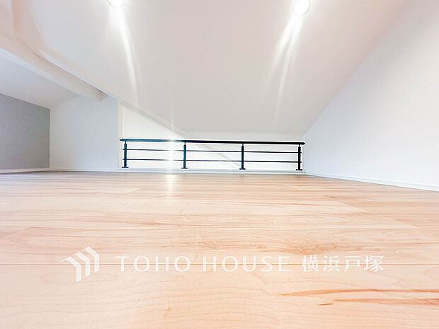 【Loft】遊び心をくすぐるロフトを完備。お子様の遊び場、収納、趣味のお部屋など、お客様好みの空間に作り上げてください。