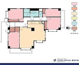 クリオ鎌倉岡本ホームズ 4LDKの間取図画像