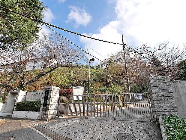 横浜市立浜中学校(750m)