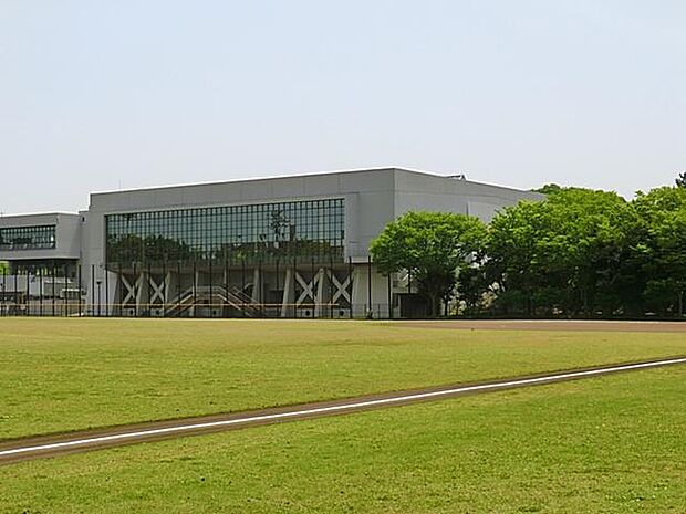 公認陸上競技場を中心に、総合体育会館(横須賀アリーナ)、温水プール、軟式野球場、テニスコート、弓道場など多様なスポーツ施設が集まっています。