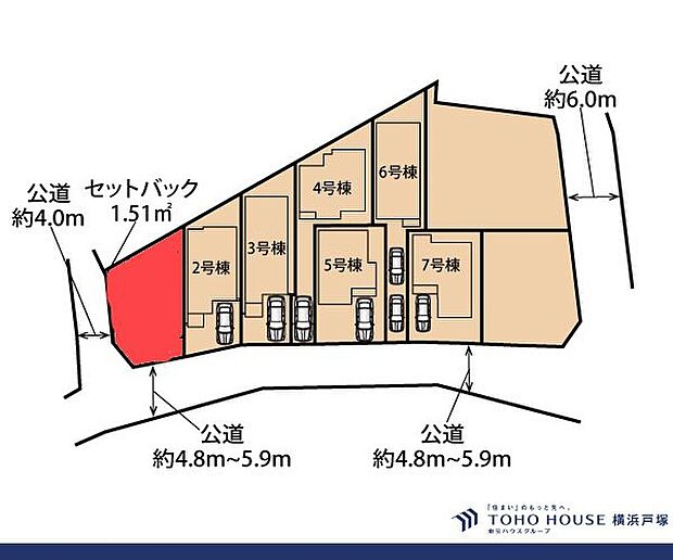 1号棟土地図面