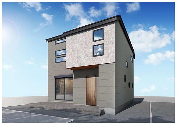 家族の時間が深まる、優しい家(パースはイメージのため実際と色柄が異なる場合があります)(2号棟)