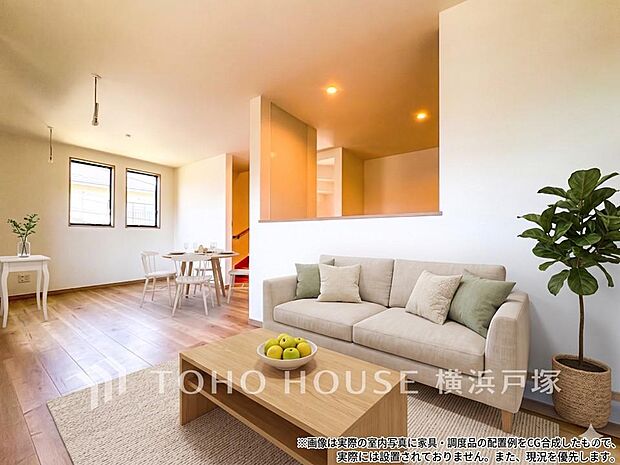【Living room】ご家族やお客様との時間など、多くの時を刻む空間。何気なく過ぎる時でさえも上質なひと時となる快適な空間を目指して。