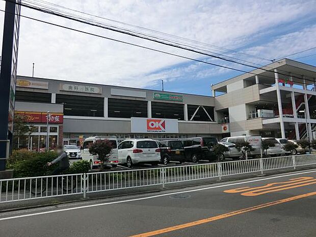 オーケー西寺尾店まで約170m。生鮮食品や日用品まで幅広く取り扱うディスカウントスーパーです。毎日のお買い物に便利で、地域の暮らしを支えています。