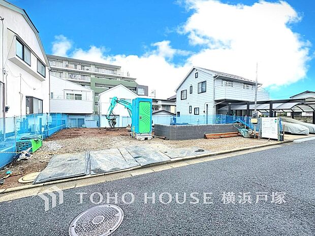 【Appearance】現地。現在は土地の状態のため、敷地のゆとりや周辺環境を落ち着いてご確認いただけます。これから始まる住まいづくりに思いを巡らせていただけます。(2026.6)
