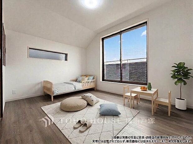 【Room】穏やかな風と陽光を導き、プライバシーに配慮された設計プランを採用し、居住性を一段と心地よいものにしています。明るく開放的な空間を演出しております。