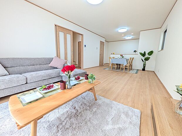 家族みんなが集まるLDKは約18.5帖