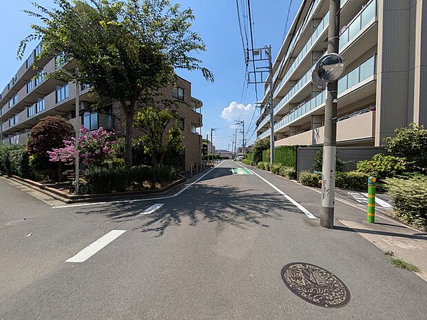 南西・北西の角地に立地しています