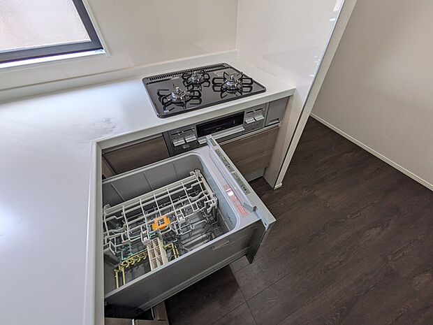 家事の時短に便利なビルトイン食洗機付き