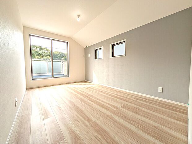 アクセントクロスで優しい空間