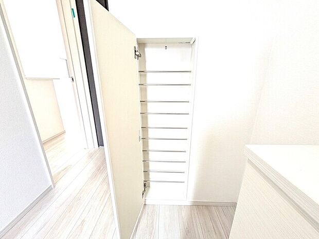 玄関ホールに設置のスペース