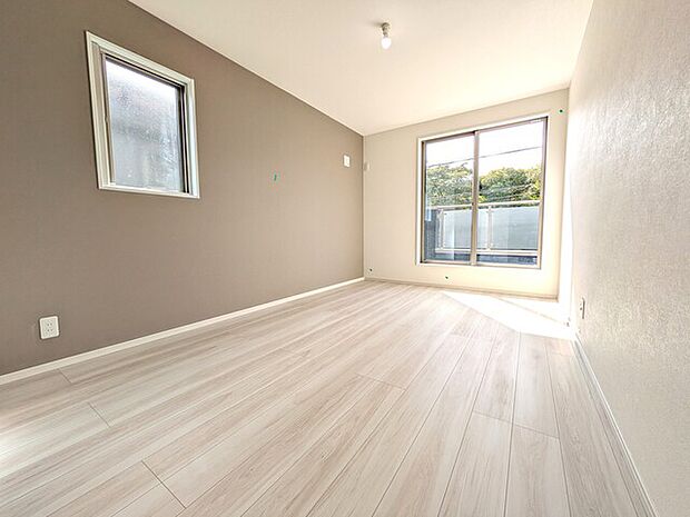 アクセントクロスで優しい空間